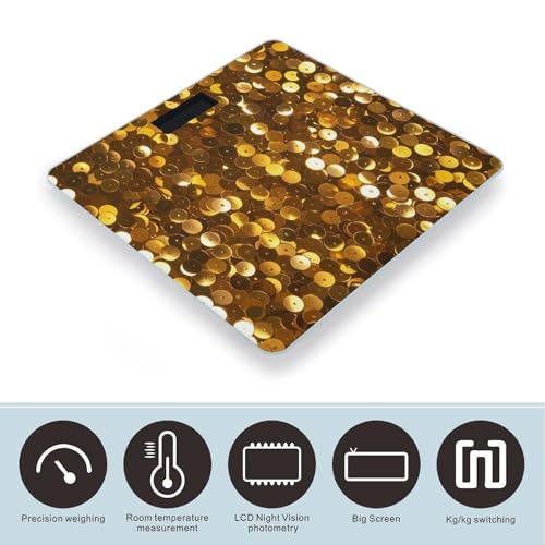 Báscula Digital de Baño con Plataforma Ancha y Display LCD Grande miniatura 3