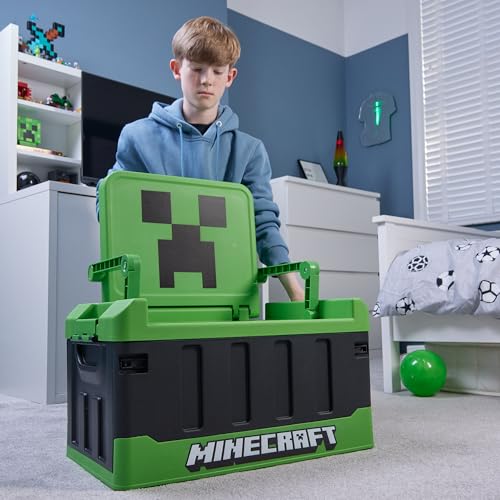 Minecraft coffre de rangement de salon pour organiser les accessoires de jeu
