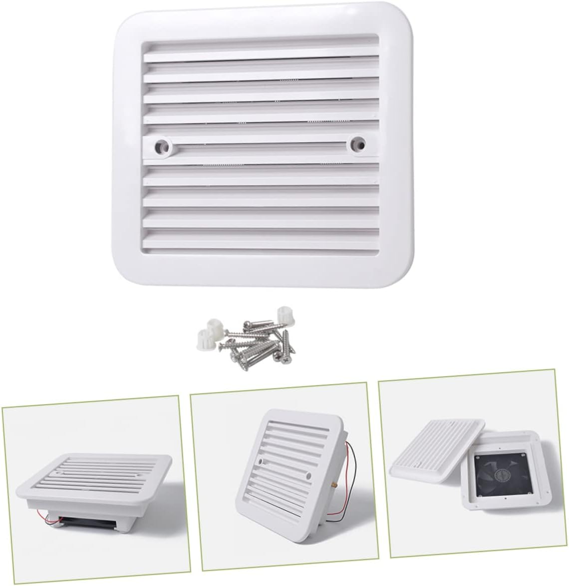 Gatuida Rv Exhaust Fan Bathroom Extractor Fan Silent for Efficient Ventilation Rvs Material for Showers and Kitchens