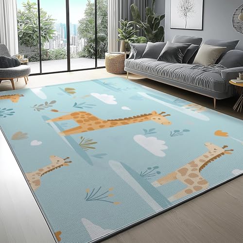 Alfombras Infantiles Niño Animales Selva Marca Generic