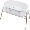 Nested Glide N Go, bedside crib, cradle, rocker, travel cot with mattress and carry bag