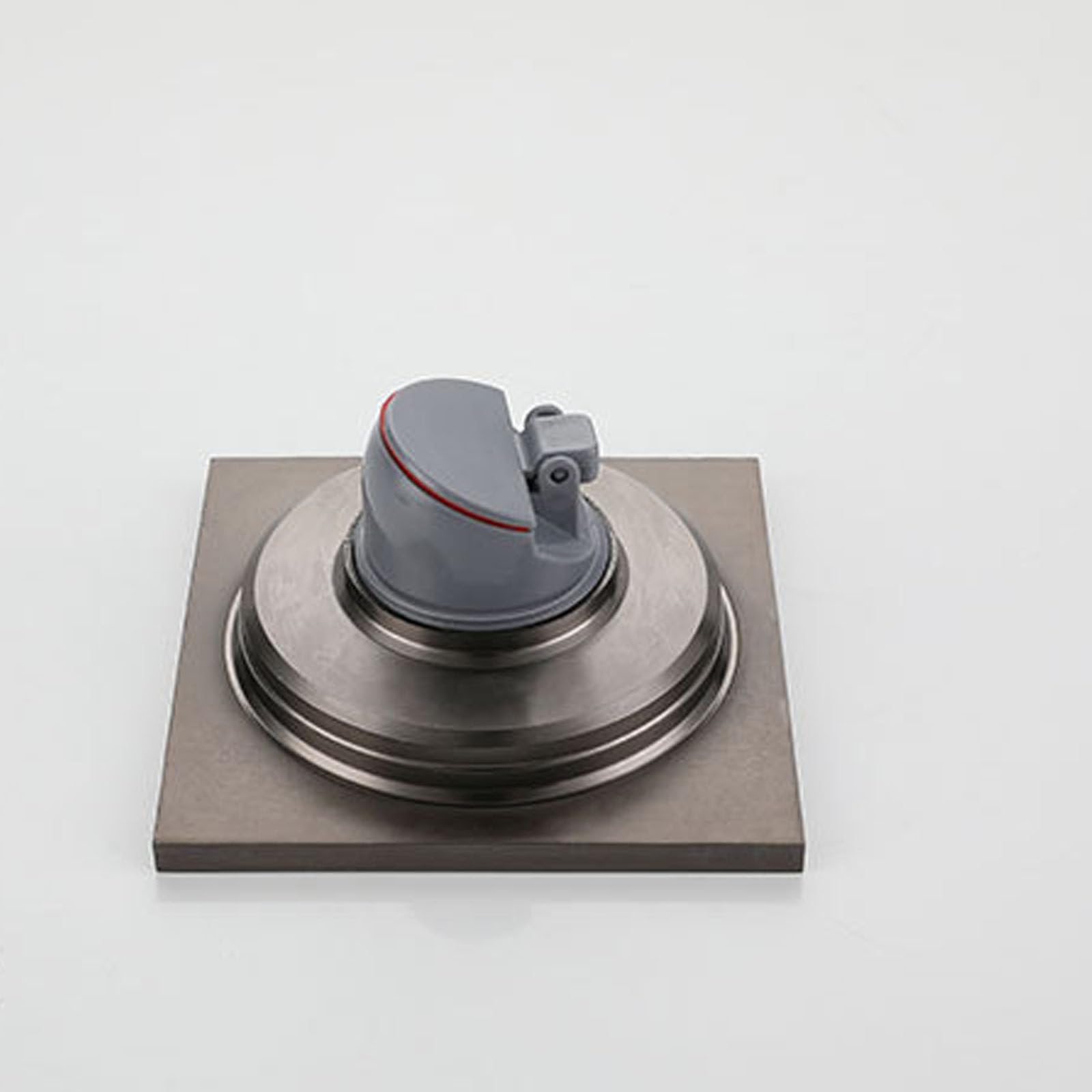 Drenaje De Piso Gris, Desagüe del Piso con Rejilla Y Filtrar, Anti-Olor Piso Desagüe Rejilla Residuos Filtro para Pelos, para Baño, Inodoro, Lavandería, Etc. Acero Inoxidable, 10 * 10 Cm