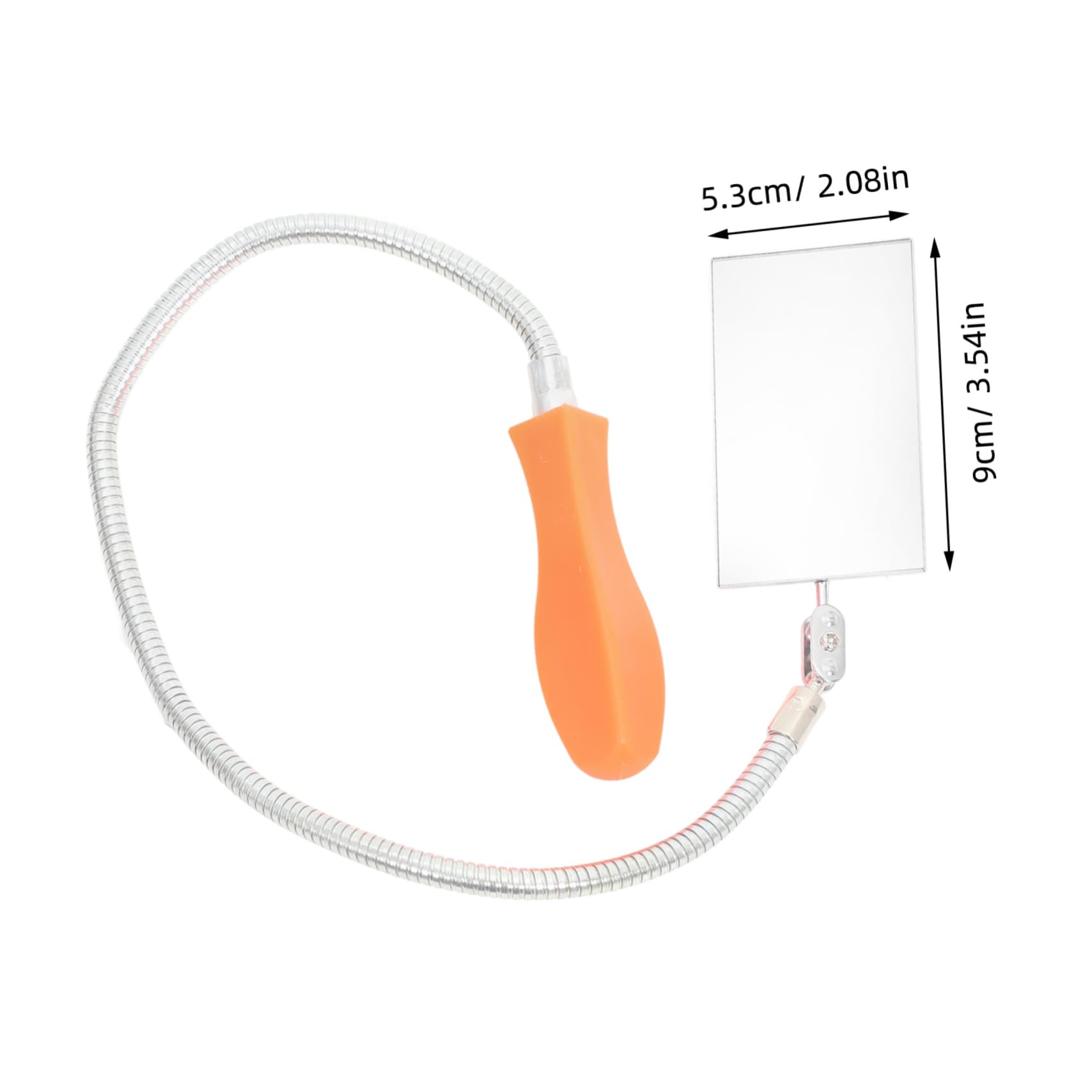 MUCKLILY Vehicle Inspection Mirror Car Accessories Extendable Inspection Mirror Inspection Mirror Flexible Mechanic Mirror Car Tool Supply Mirrors Bendable Inspection Mirror Stainless Steel