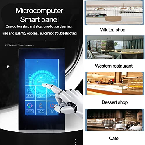 LANGTAOSHA Ice Maker Machine Countertop, Commercial Slushie Machine, 350 Lbs in 24 H, Elektrische Eismaschine Und… – Bild 6