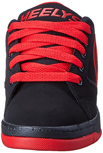 HEELYS Kids Propel 2.0 Skate Shoe, Black/Red, 1 Little Kid2