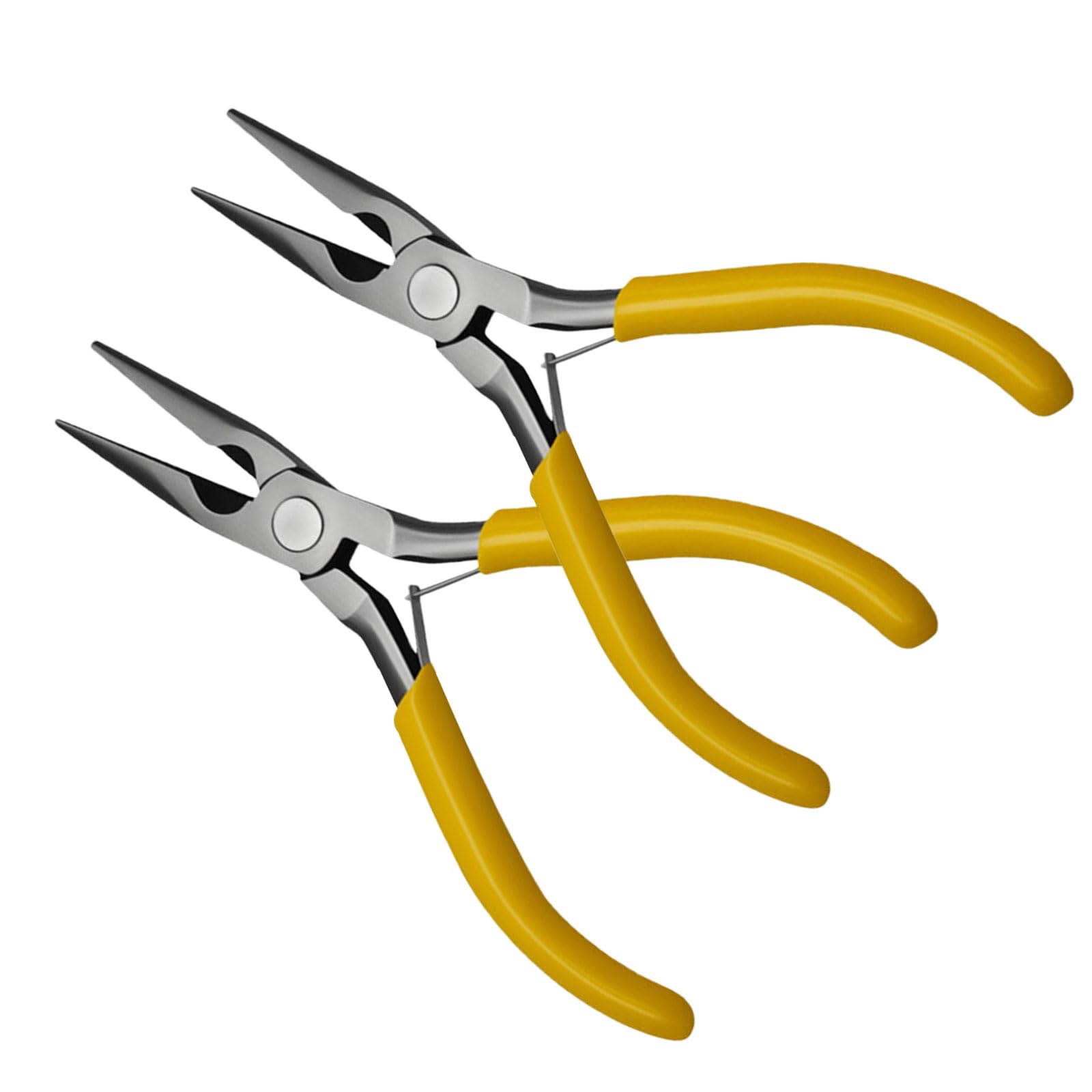 Professional Round Nose Pliers for Jewelry Making and Electronic Repair with Double Round Head Design Needle Nose Pliers for Jewelry Making