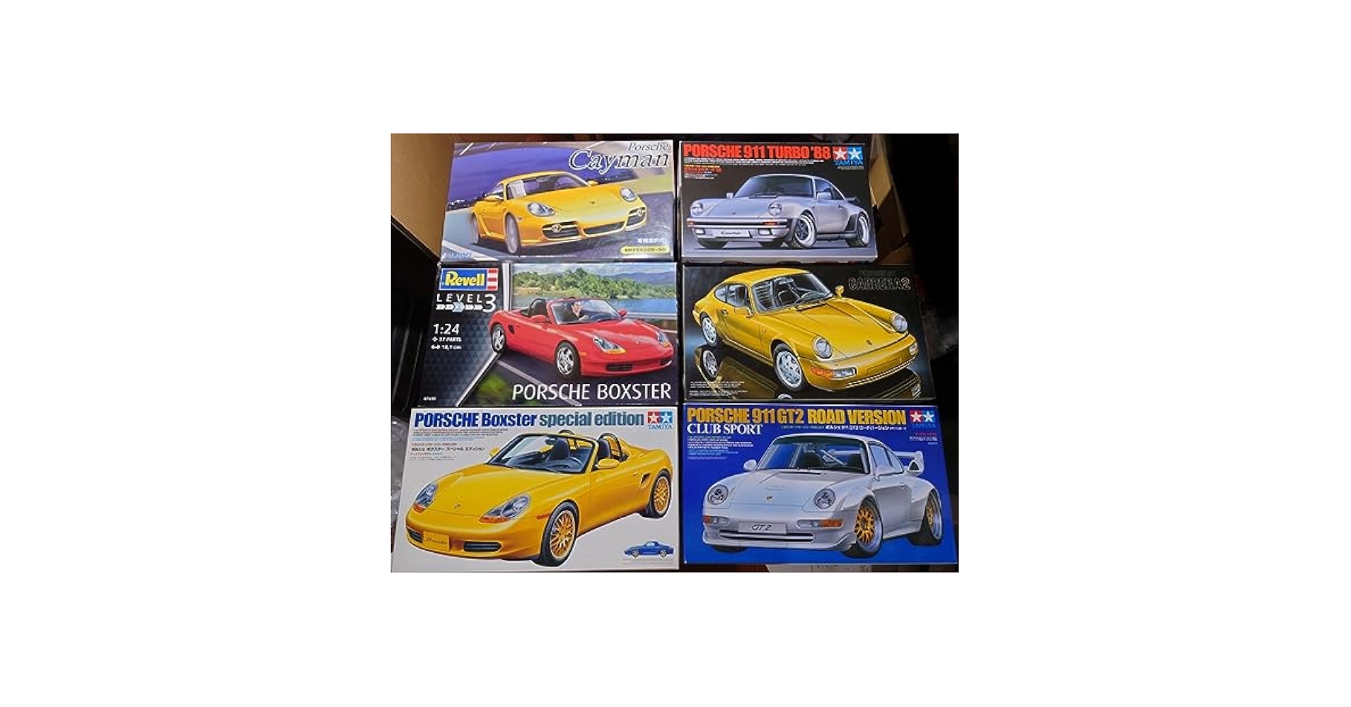 シュコー　ポルシェ　911 2台セット　ジュニアライン Tarmac x シュコー 1/64 ポルシェ 911 RSR 3.8 イエロー
