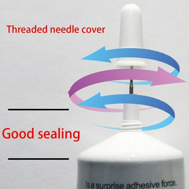 Image of Multi Function Clear Glue Fabric Adhesive for Cloth Stone Metal Platic Clay Bead Jewelry Making, Strength Clear Gum with Precision Applicator.