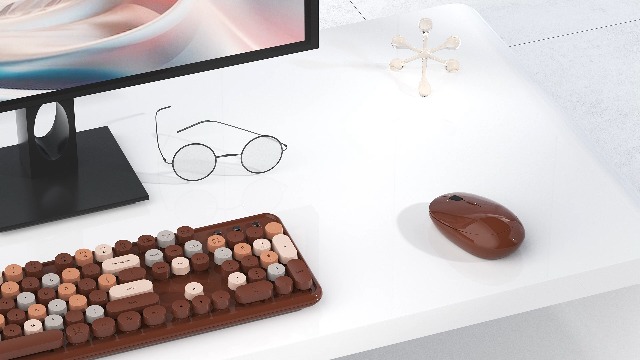 Link-s.yy　キーボード Amazon.com: Links9+ Wireless Keyboard and Mouse, Full-Size Retro