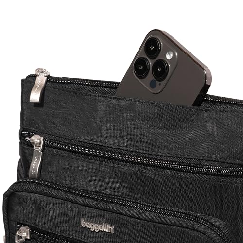 Baggallini Crossbody Bag for Women 10" X 10.7" Lightweight Handbags with RFID Card Slots Interior Divider3