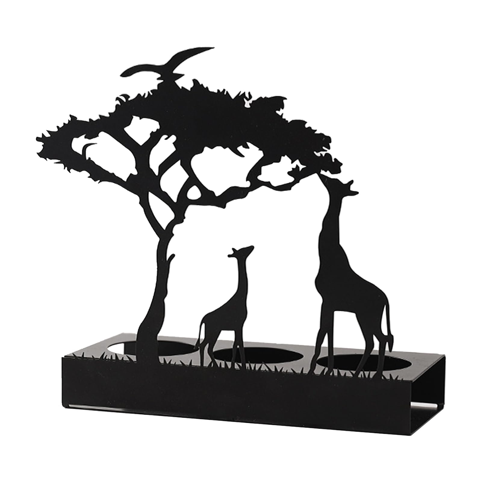 Waxinelichthouder - Kaarsenhouder - Olifant & Giraffe