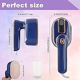Mini Steam Iron, 1090W Foldable Handheld Travel Steam Iron, Ceramic Nonstick Soleplate, 15s Fast Heat Up, Portable Steamer Iron for Home and Travel - Image 7