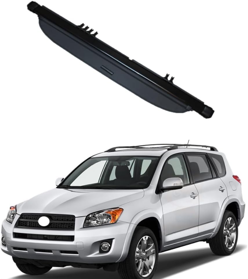 Cubreobjetos retráctil para Toyota RAV4 2006-2013: bandeja extensible para maletero trasero