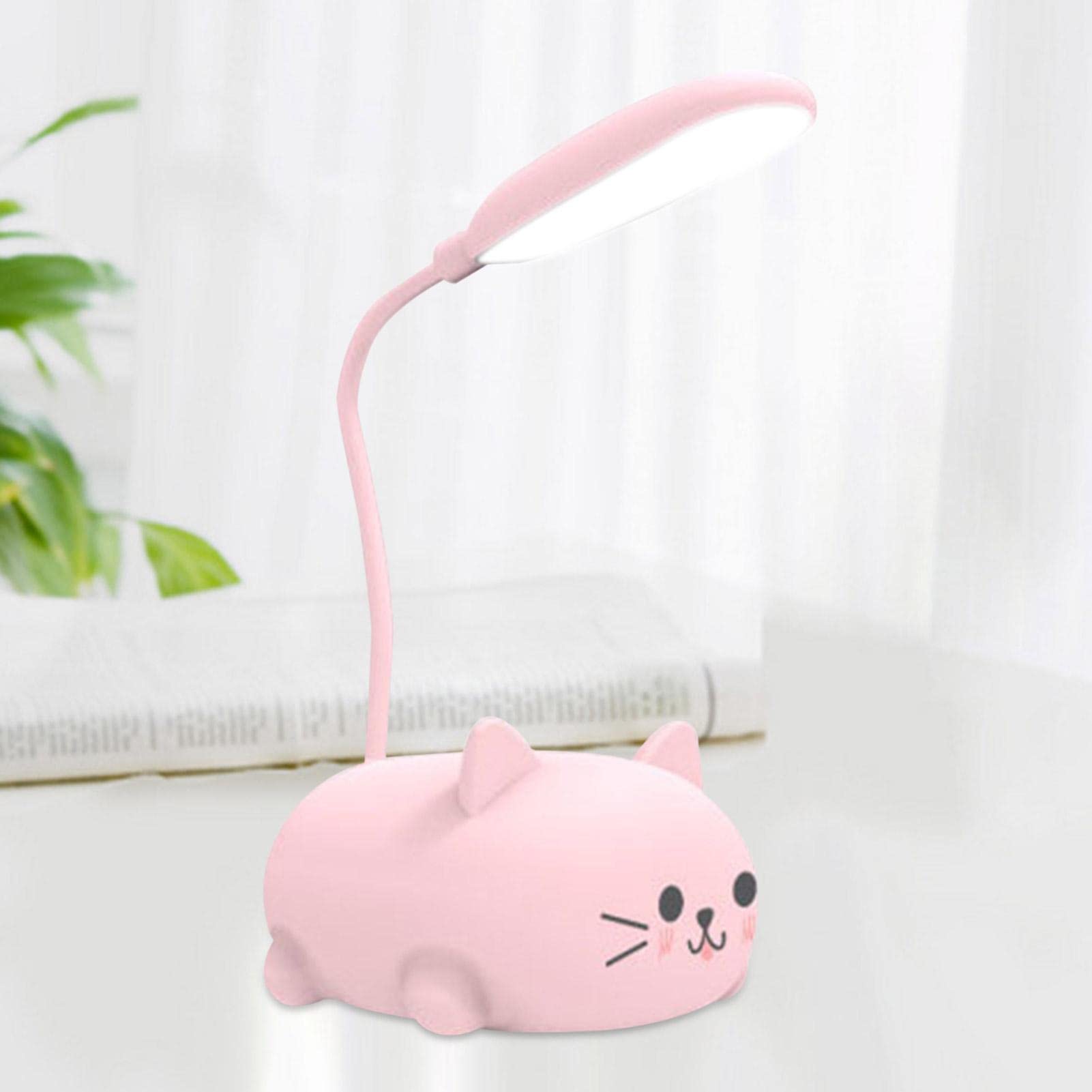 Mini Cat USB Lamp Cartoon Leeslamp, Schattig Dier Nachtlampje