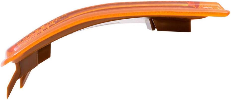 CarLights360 For Chevy Express 1500 Turn Signal/Side Marker Light 1996-2002 Passenger Side GM2551151 - Replaces 5977400 ;; w/composite lamps; upper