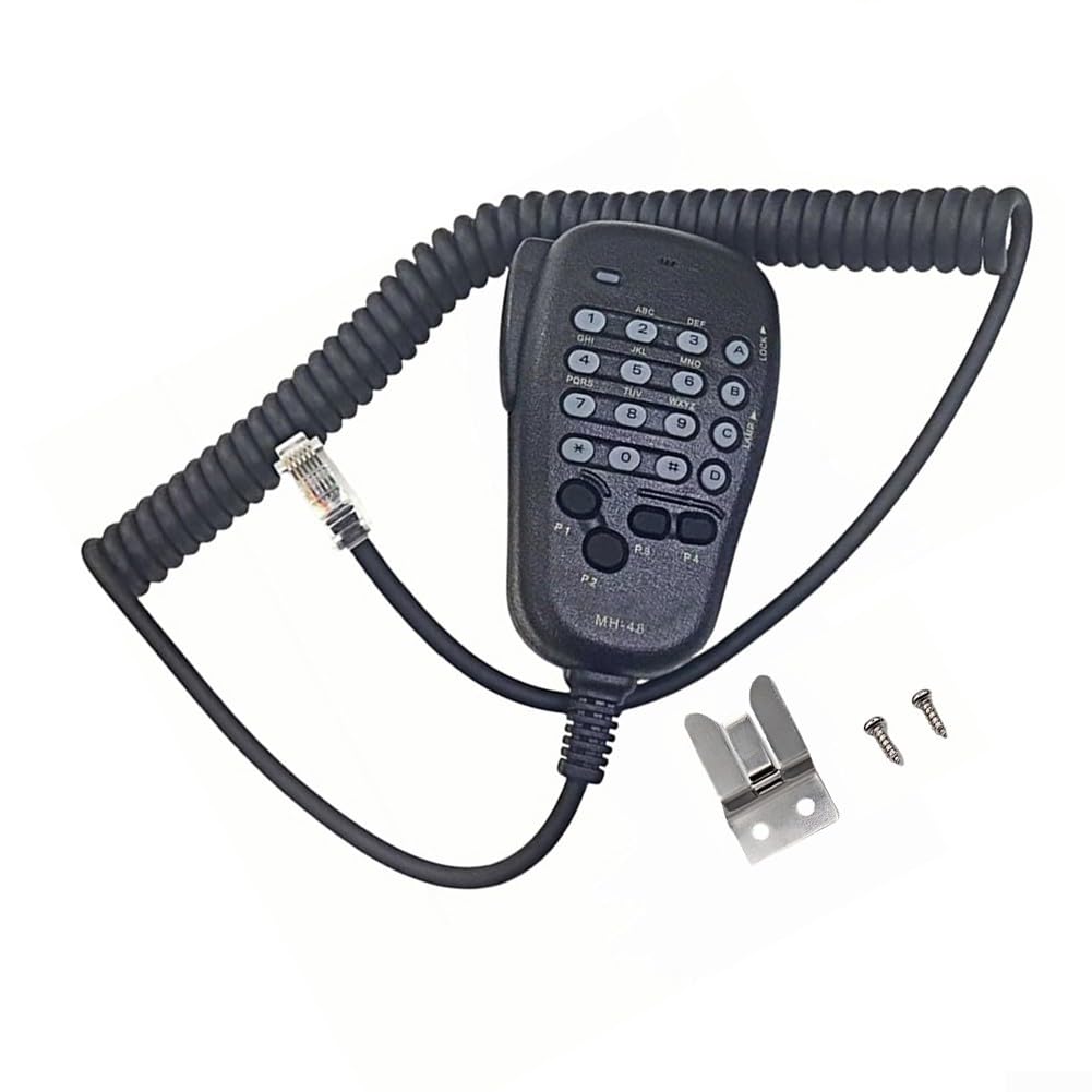 Amazon.com: 6 Pin Radio Microphone MH-48 Fit For Yaesu FT-1900R FT