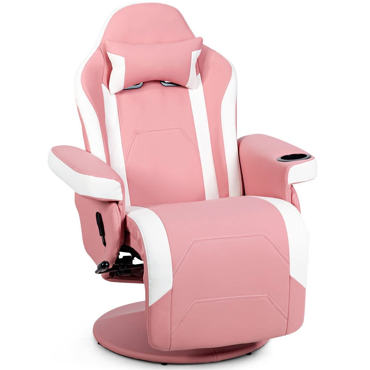 Silla De Deportes Electrónicos Rosa, Silla De Oficina Ejecutiva, Ventilación De Malla Silla De Oficina Ergonómica Silla De Escritorio Silla De Computadora con Respaldo Alto Y Respaldo Plegable Repos