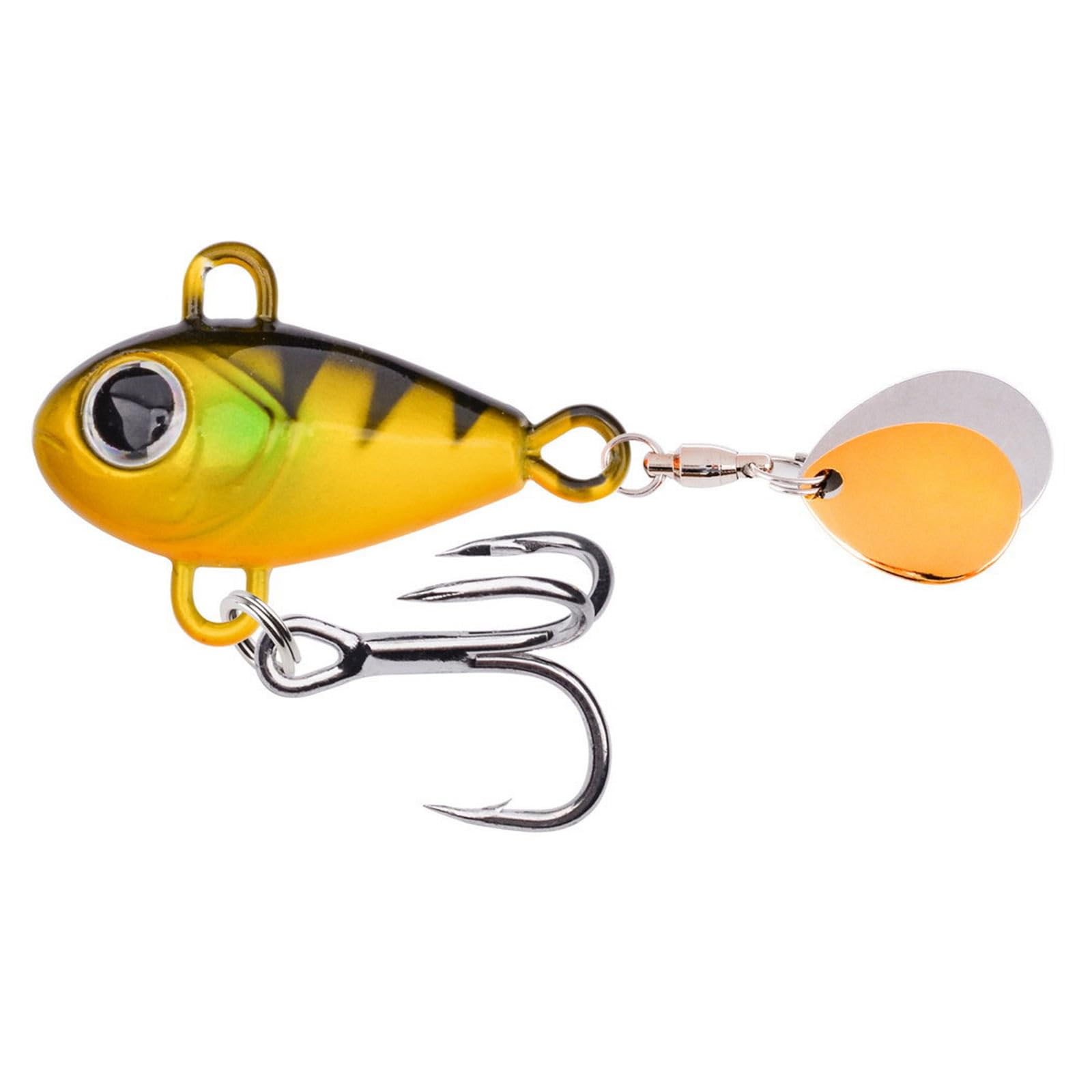 Buxuaaaa Artificial Hard Baits Sequins Tackle Crankbait Vibrations Spinner Sinking Baits Enhances Fish Attracting Swimming Fishing Lures