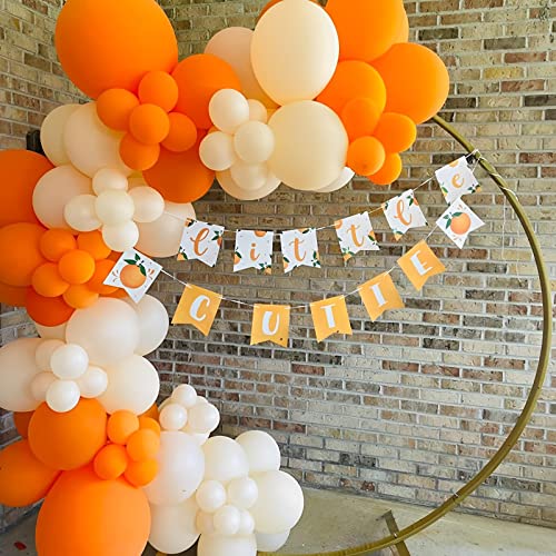 Image of Voircoloria 105pcs Orange Balloons 12inch Party Latex Balloons for Boys Girls Birthday Baby Shower Gender Reveal Wedding Sunflower Party Decorations
