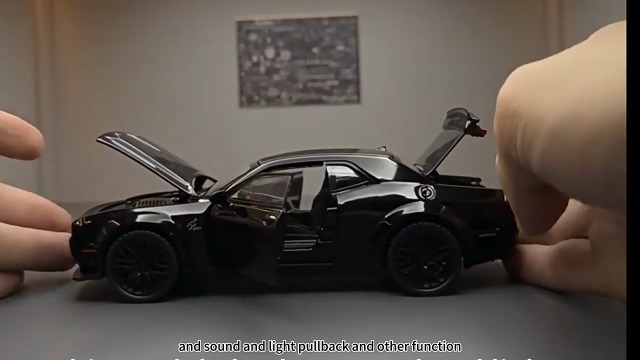 Invite 1:32 Scale Dodge Challenger Hellcat Die-Cast Metal Toy Car