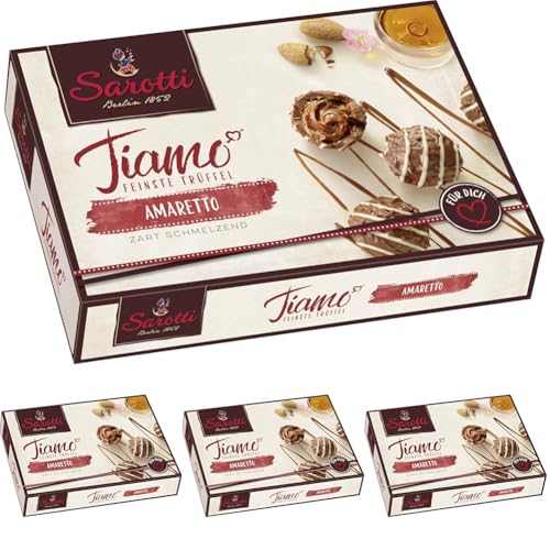 Sarotti Amaretto Trüffel, 125 g (Packung mit 4)