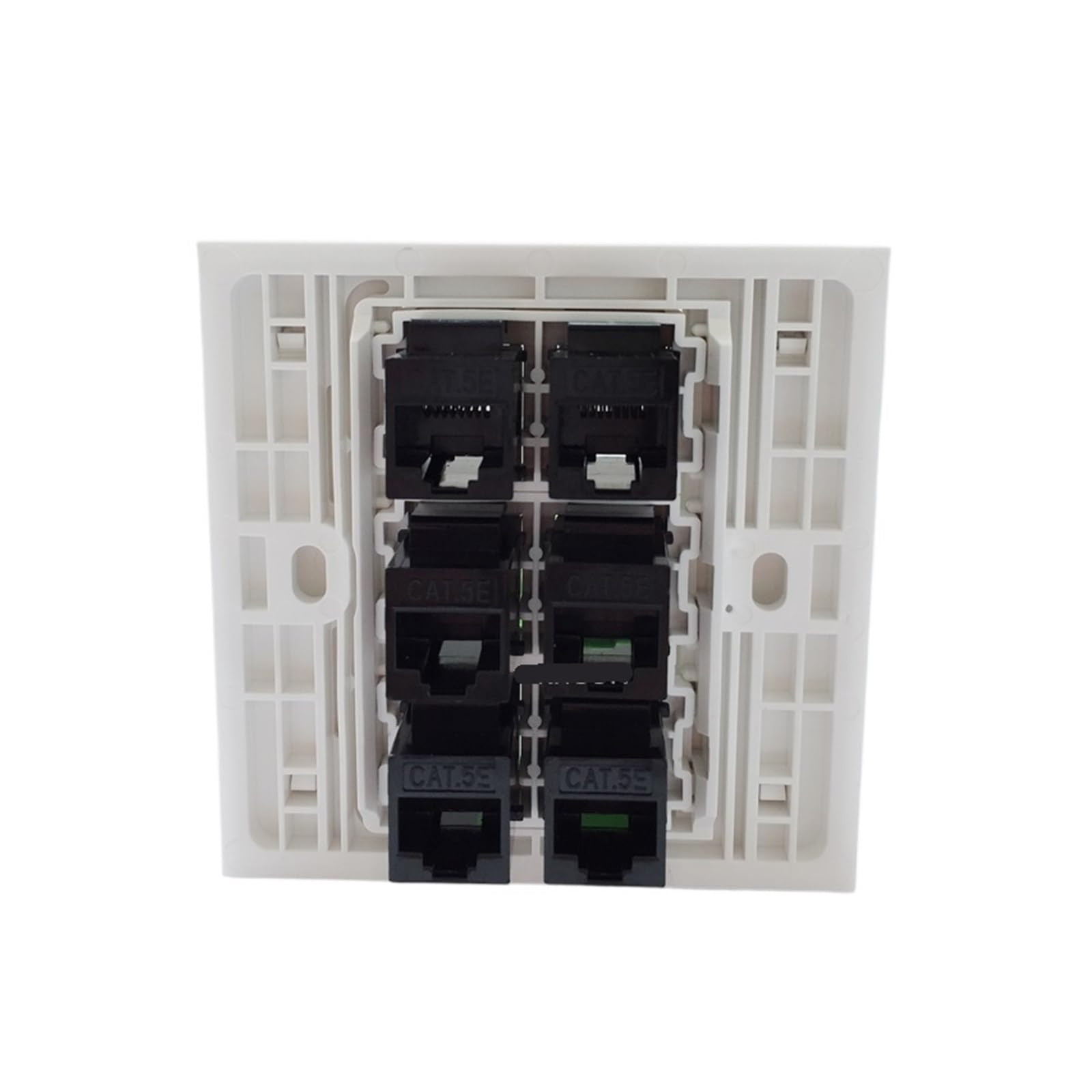 Jack da pannello femmina-femmina a 6 porte RJ45 5e a 6 porte(CAT6 RJ45)