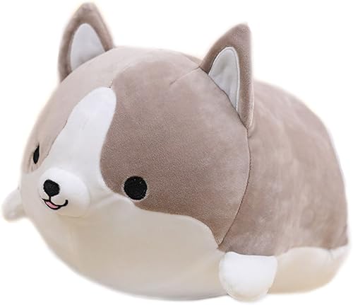 Corgi - Almohada de peluche con diseño de animales realistas
