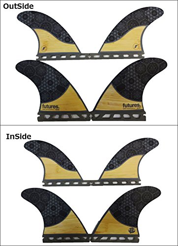 futures QUAD RASTA BAMBOO 2.0 後期デザイン　超美品 Amazon | future fin フューチャーフィン RTM HEX BAMBOO V2 FOIL