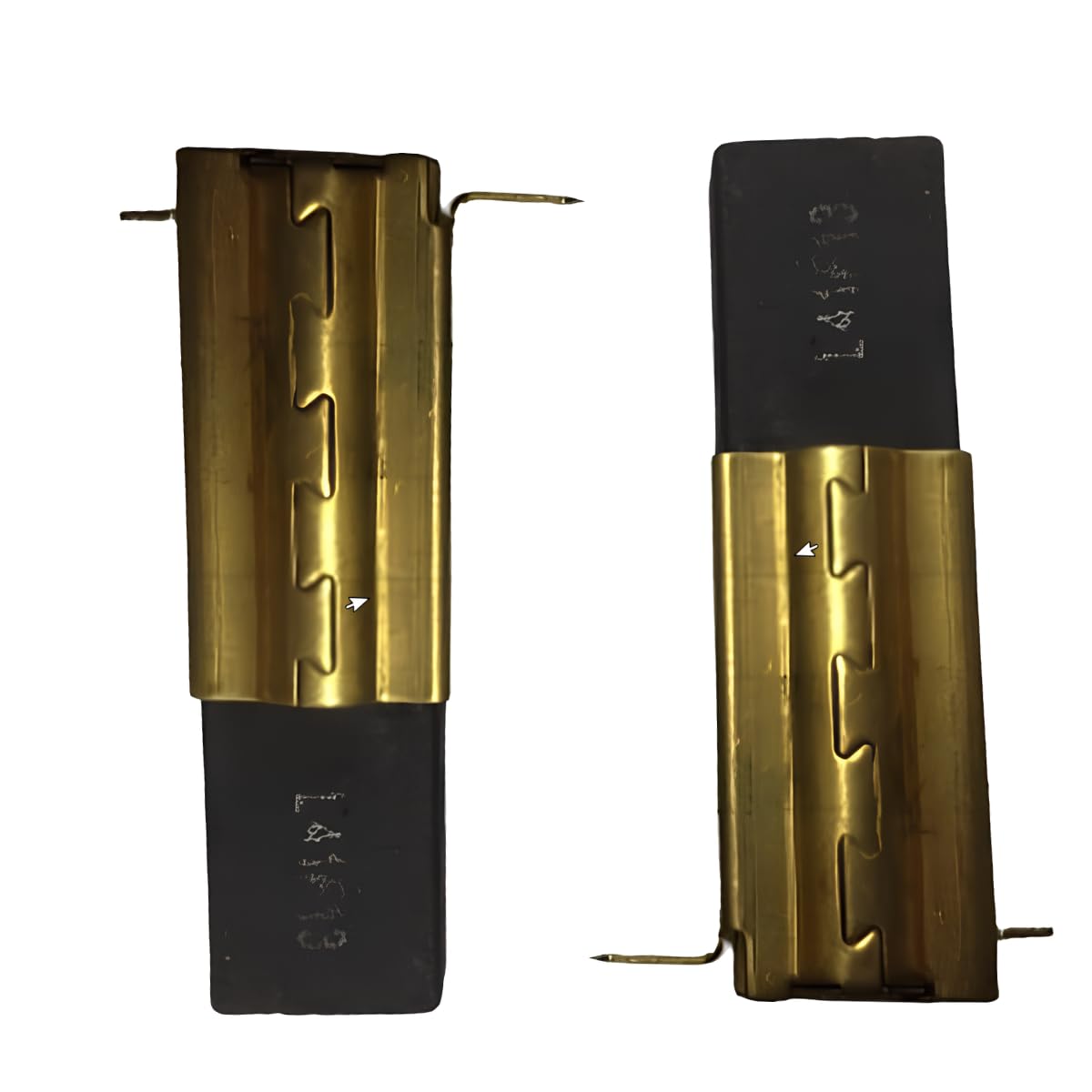 2Pcs 22-20-0535 Carbon Brush Holder Assembly – Fits Model 6538-2 Reciprocating Saw (0.79" × 1.18" × 0.63")