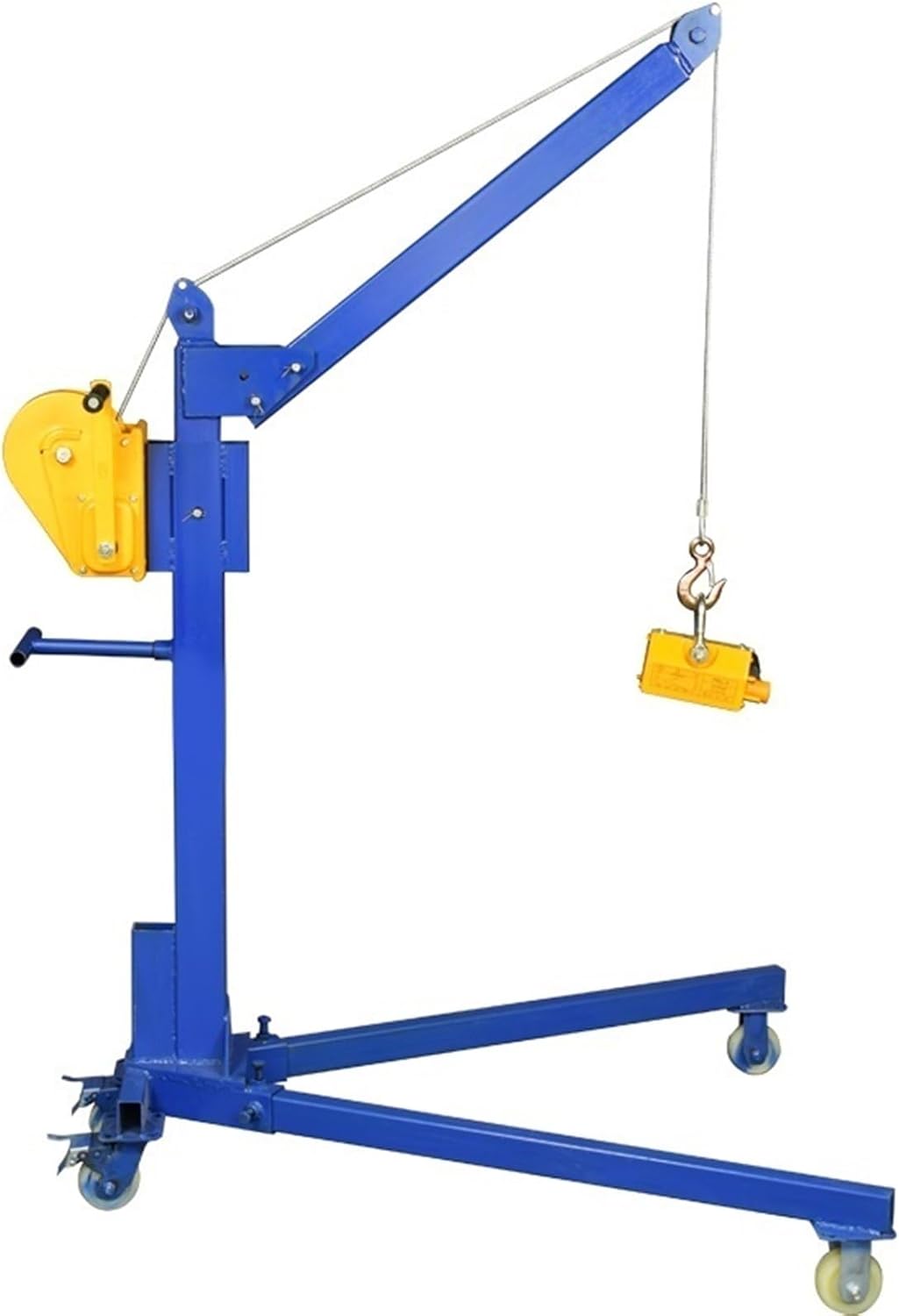 Portable Foldable Manual Hand Winch Crane for Home Use
