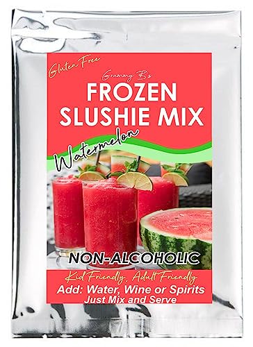 Frozen Slush Slushy Drink Cocktail Mix - Alcoholic Or Non-Alcoholic, Water, Juice, Soda, Wine,...