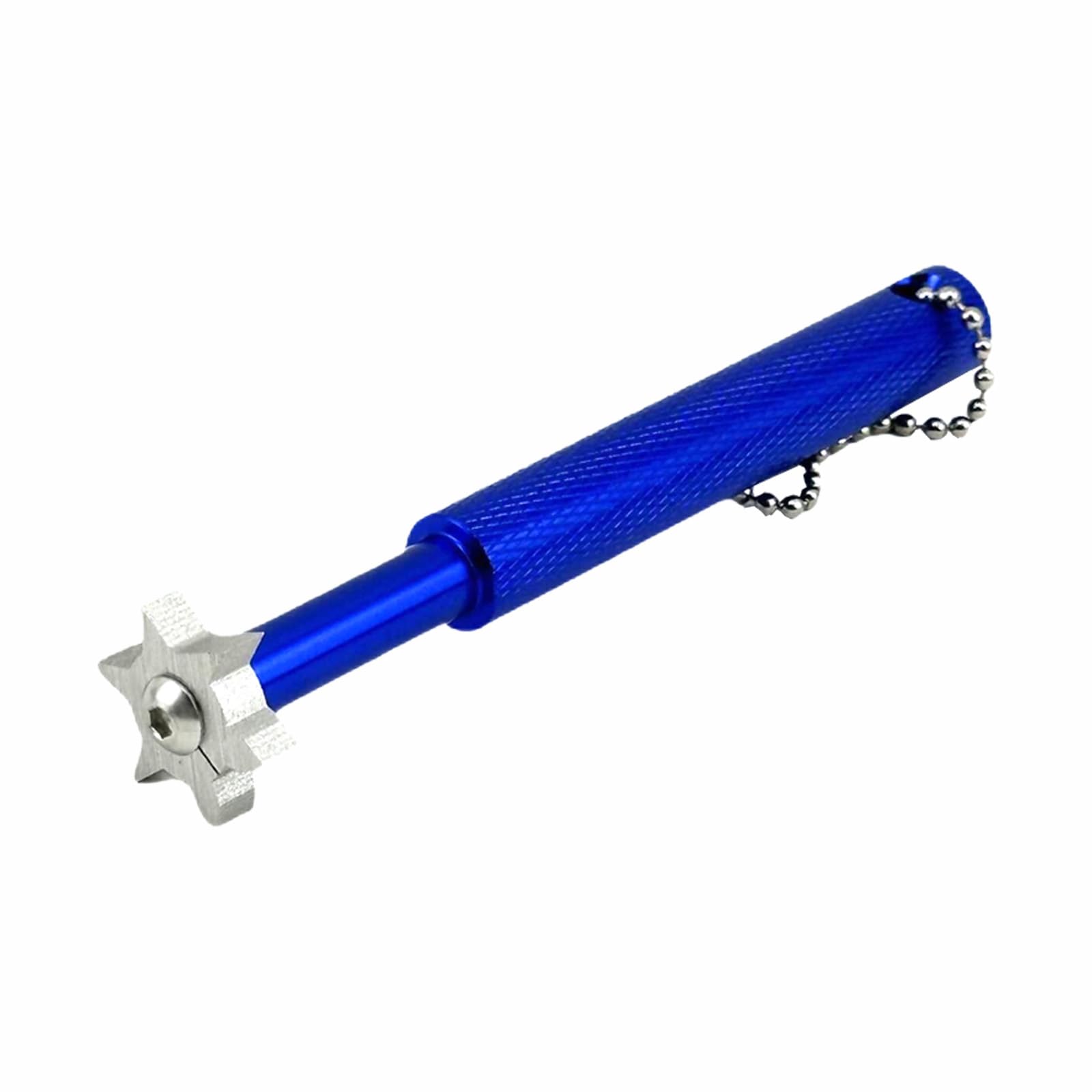 Golf Club Groove Sharpener Tool, Groove Sharpener With 6 Heads, Durable Golf Accessories For Men And Women Utility Clubs Re-Grooving Cleaning (BU)