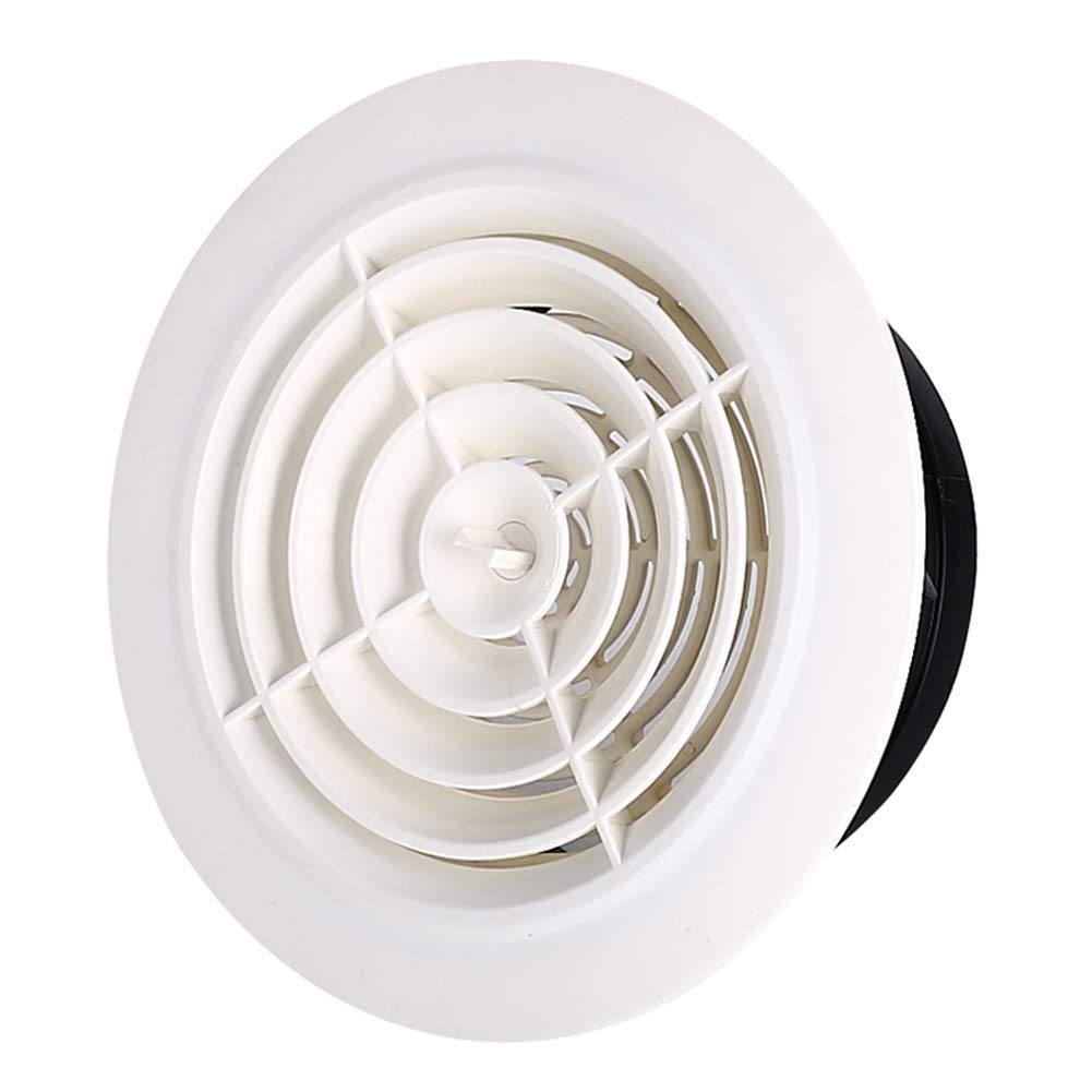 Buy BullNose WallMounted Ventilation Cap, White Round Spin ABS