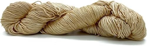 Hilo de Seda Vegetal 100% Viscosa, Formato Madeja de 3.53 oz. Ideal para Tejer y Ganchillo