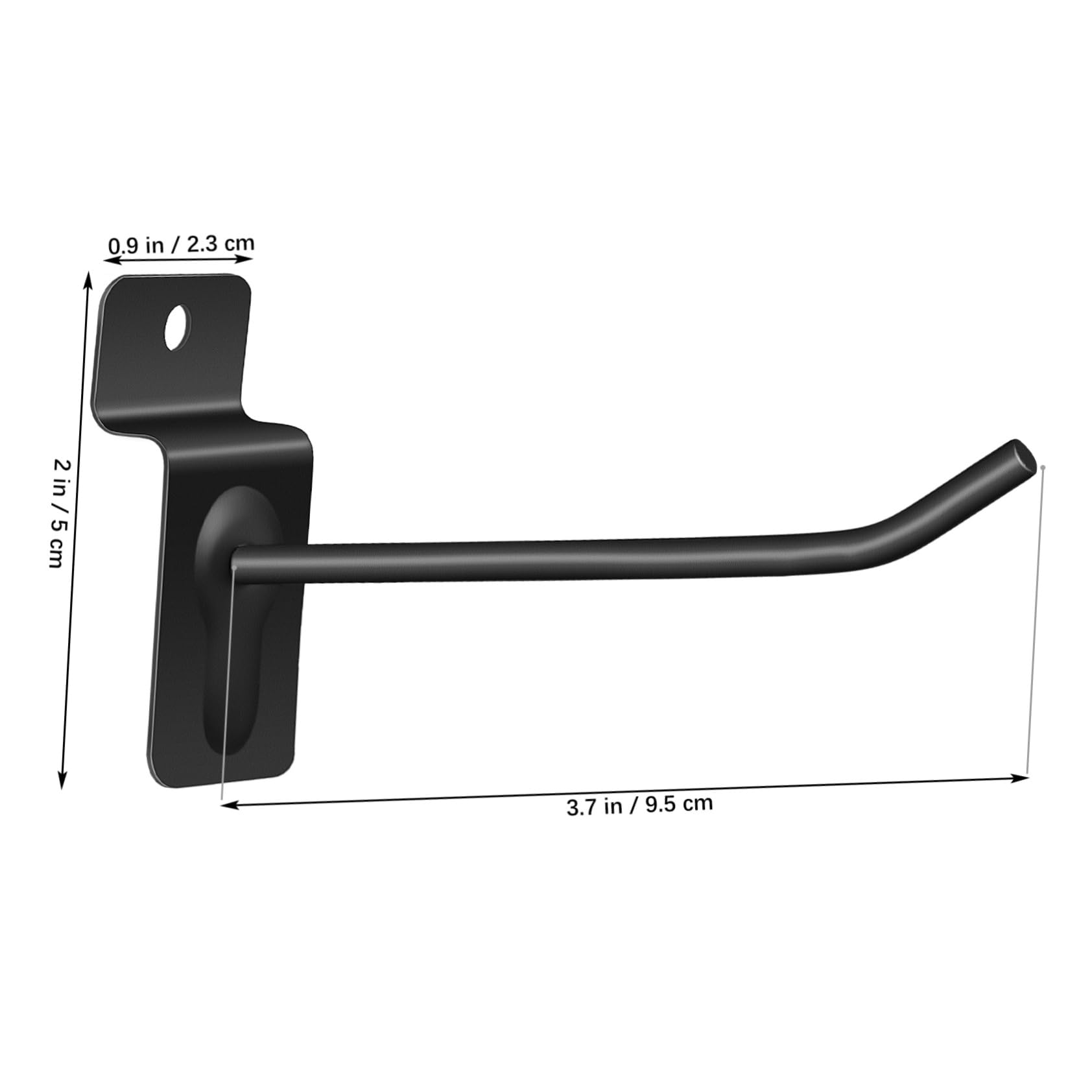 100pezzi Ganci Dogati Resistente Da Ganci Per Pannelli Supporti Da Muro Per Negozio e Garage Facile Installazione e Design Moderno