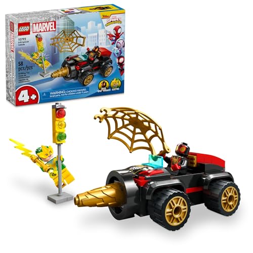 Véhicule foreuse Miles Morales LEGO 10792 avec 2 figurines Spidey
