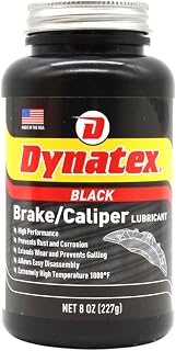 Dynatex 143493 High Performance Brake & Caliper Lubricant, 8oz Bottle - Superior Caliper Grease, High Temp Brake Grease/Lubricant, Prevents Rust/Corrosion, Extends Wear,