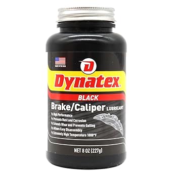 Dynatex 143493 High Performance Brake & Caliper Lubricant, 8oz Bottle - Superior Caliper Grease, High Temp Brake Grease/Lubricant, Prevents Rust/Corrosion, Extends Wear,