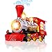 CifToys Bubble Blowing Toy Train - Battery Powered Steam Bubbles Locomotive Engine Car- Colorful Lights & Fun Sounds - Constant Motion & Automatic Change of Direction – 3 and Up