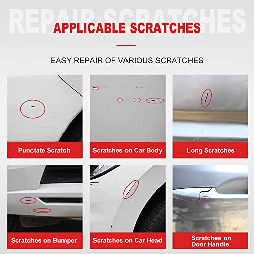 Car Scratch Remover Red Touch Up Paint Pen For Cars Universal Auto Touch-Up Pen Car Paint Scratch Repair Tool Car Touch Up Paint Pen (Red) #TOP2
