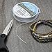 The Beadsmith Bracelet & Anklet Making Bundle - Includes White Opelon 5-Meter Spool, Bracelet & Anklet Board 10.75