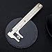 Shuxy Retro Vernier Caliper Copper Alloy Mini Brass Sliding Pocket Caliper Metal Double Scale for Measuring Gemstones and Jewelry Components Bead Wire Guitar Repair 120 mm /4.75