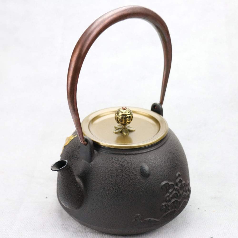 Amazon｜鉄瓶 急須 南部鉄器 日本製 47.3オンス/1.4Lティーポット無