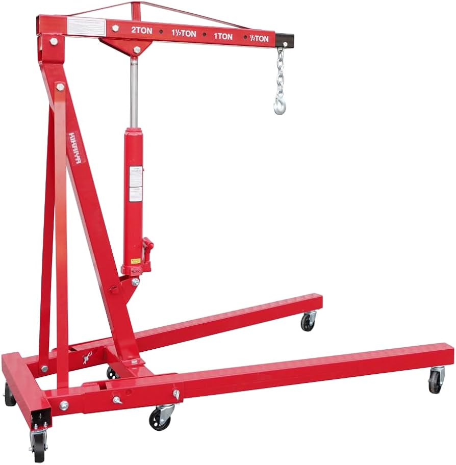 Amazon.co.jp: KIKAIYA エンジンクレーン2トン 最大能力500kg