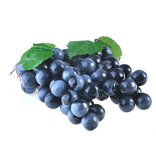 GEEDIAR 2PCS Uva artificiale Grappolo frutta in