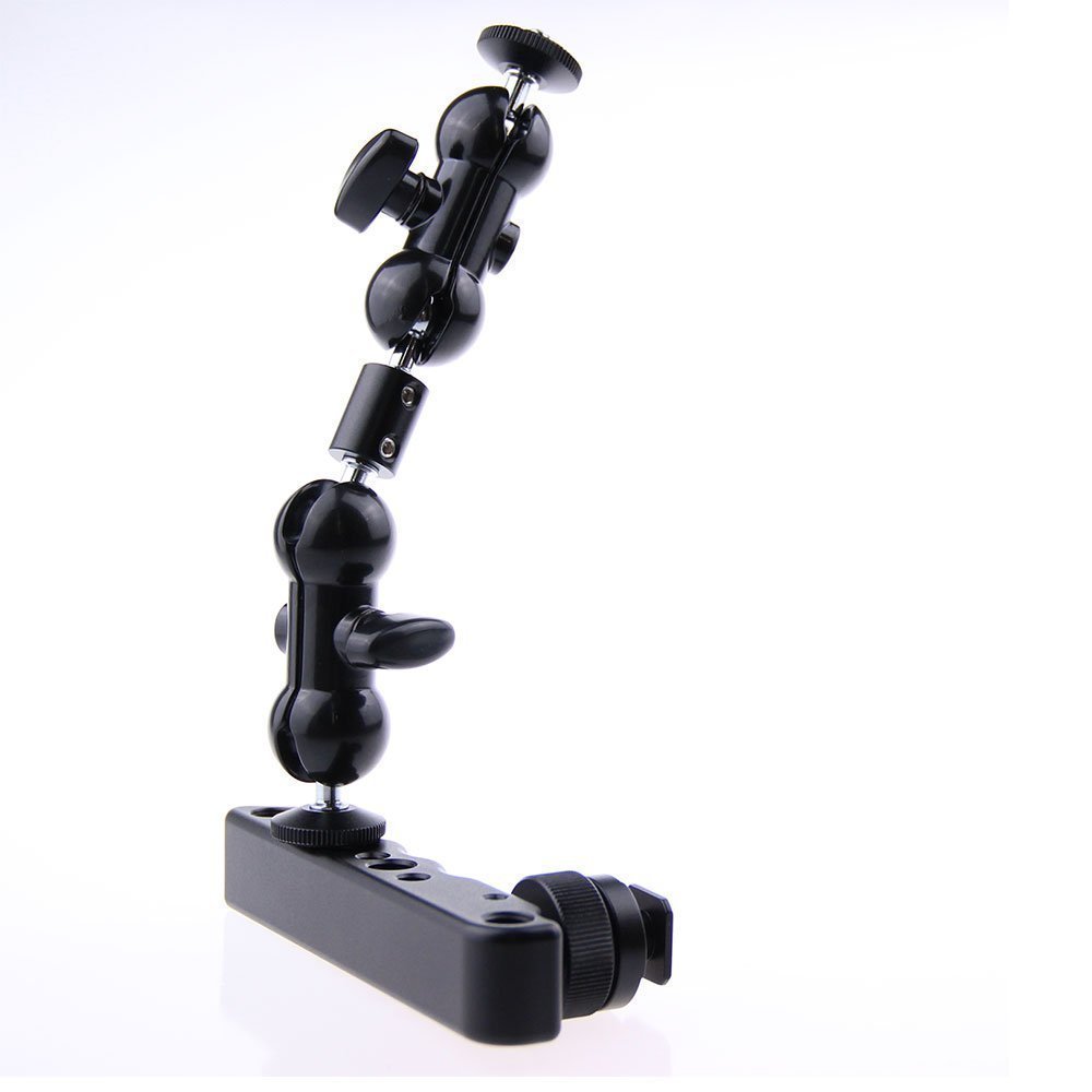 camvate 360度1?/ 4?&quot;関節式マジックアームマウントアダプタforカメラモニターLEDライト ggw725x camvate 360度1?/ 4?