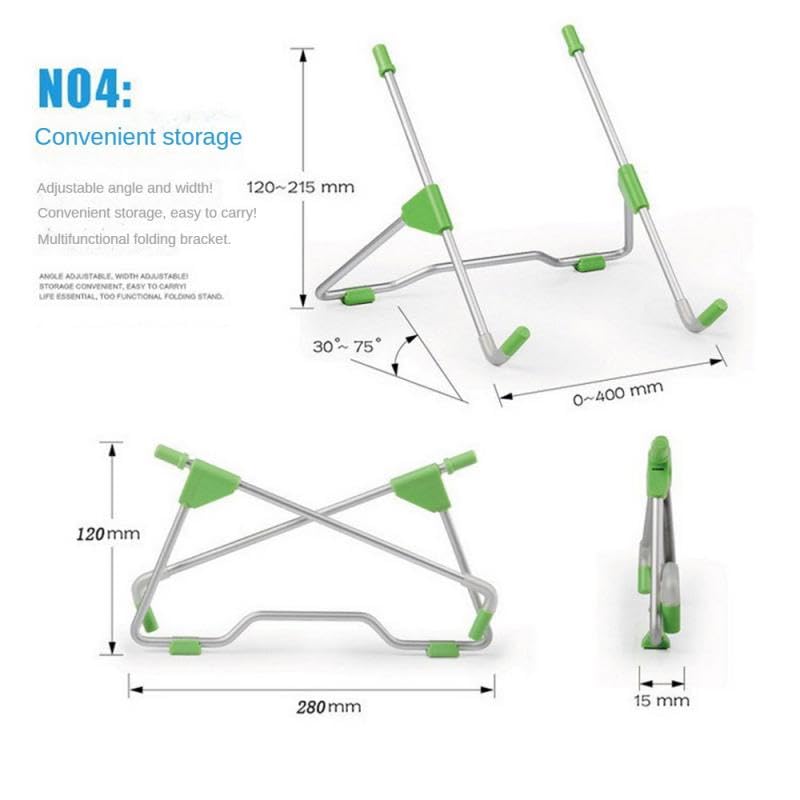 Soporte para laptop de altura modificable y base de aluminio 4