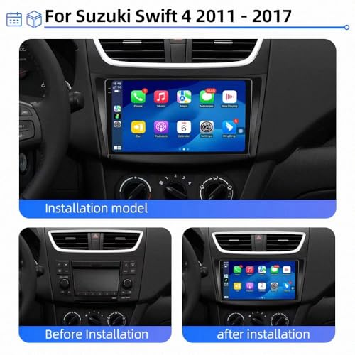 Autoradio touchscreen display Bluetooth de 4 núcleos compatible con Swift 4 2