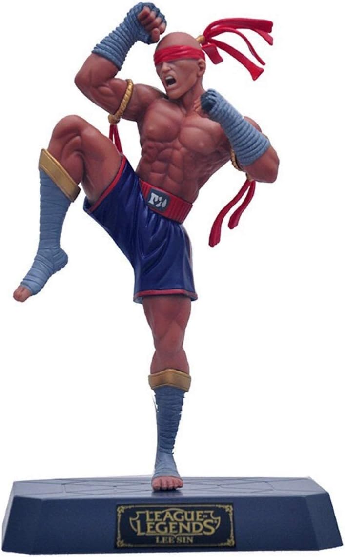 โ League of Legends LOL Electronic Sports Hero the Blind Monk Lee Sin Boxing Model Figure