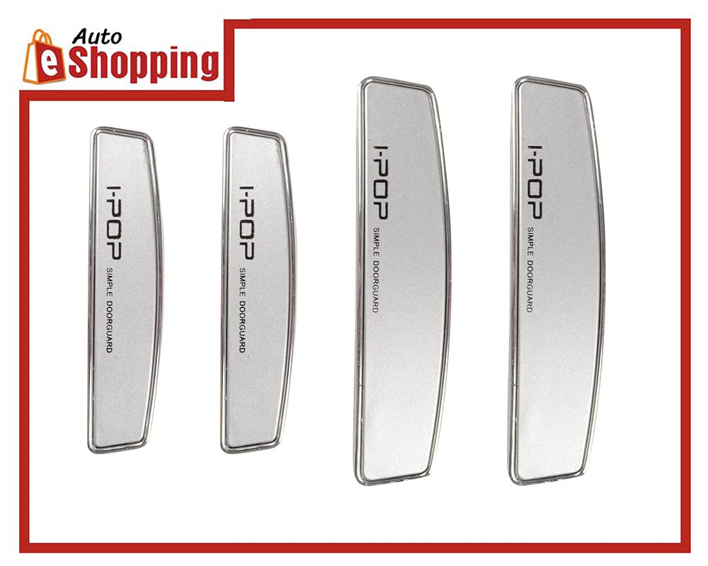 IPop Car Door Guard with Adhesive Tape for for All Cars UniversalWhite Color 4 Pieces